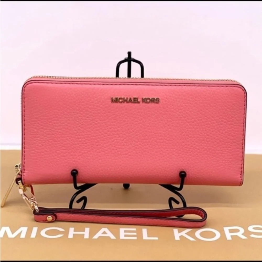 Michael Kors Large Continental Wallet Tea Rose